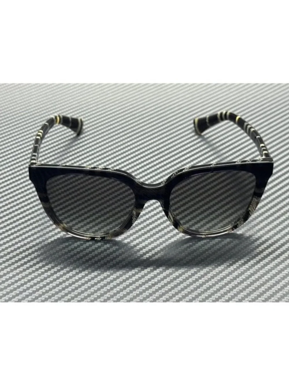 New Burberry Women Check Grey Sunglasses -18-140